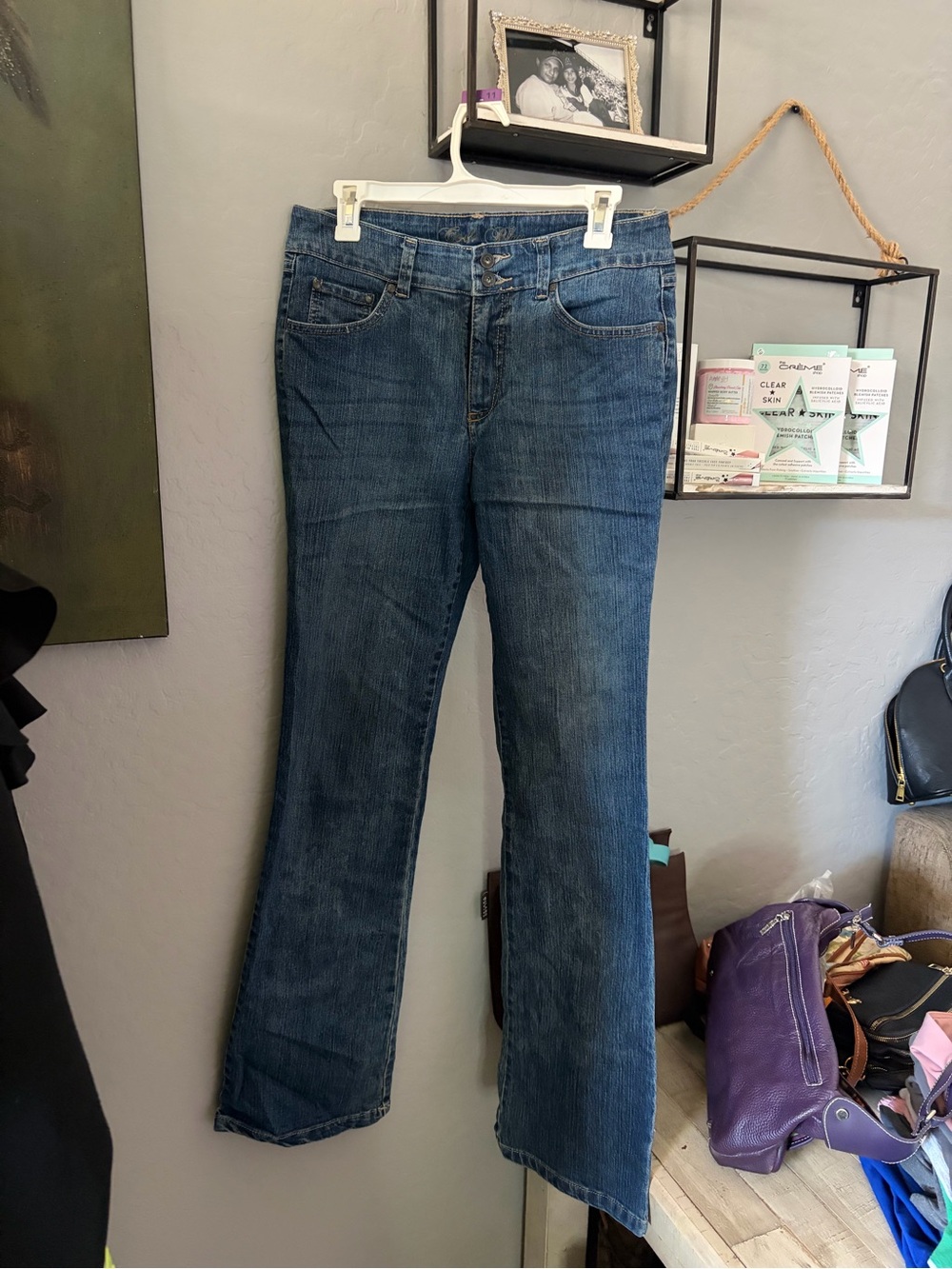 Discontinued vintage Code Bleu Women's Blue Boot Cut Jeans